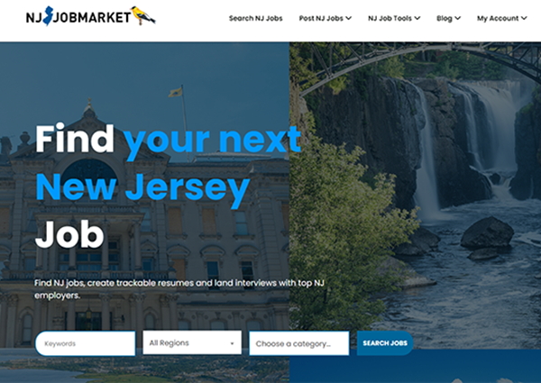 New Jersey Job Market - Find NJ Jobs NJJobMarket Job Board Recruitment Careers Employers Recruiters & Candidates Post Resumes