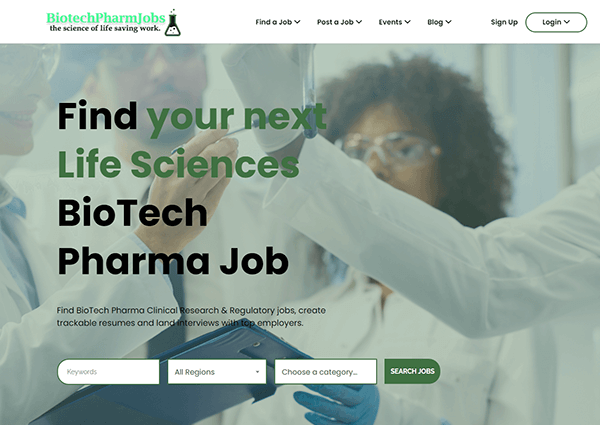 BioTechPharmJobs - BioTech Pharma Clinical Research Regulatory Jobs, Careers & Job Board